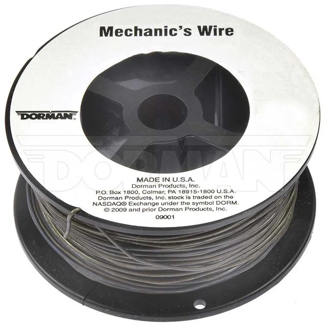 110-200 – DORMAN Mechanics Wire, Solid 18 Gauge 332 Foot Length 2 Pound Spool Silver Steel